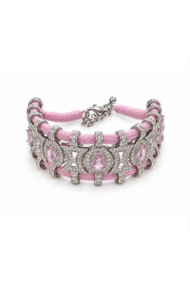 Jewel sparkling string bracelet
