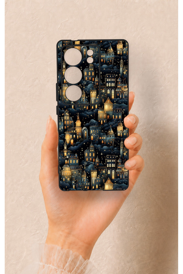 Vivo V29 Compatible Night Tale Patterned Silicone Case