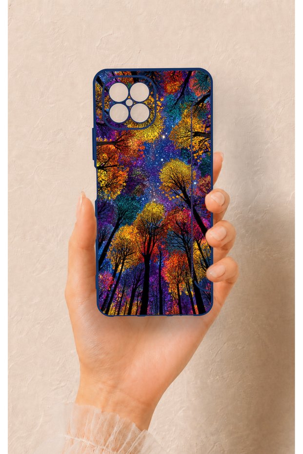 Omix X600 Compatible Colorful Sky Patterned Silicone Case