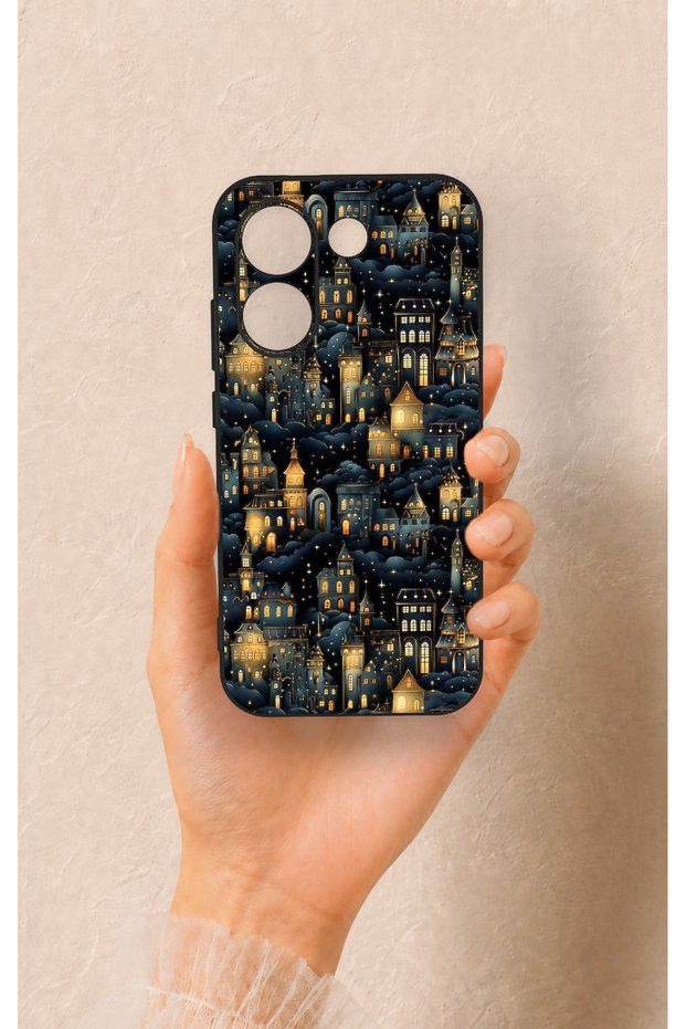 Poco X8 Pro Compatible Night Tale Patterned Silicone Case