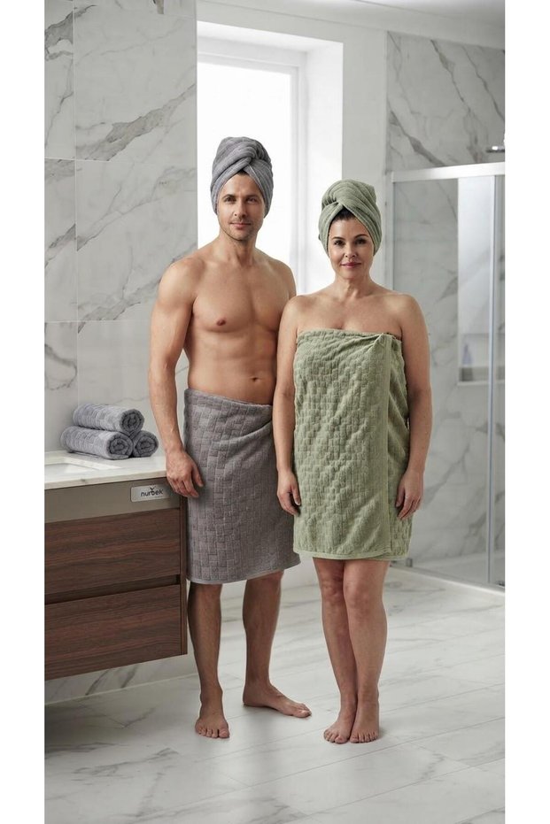 55820676 Kilim 100% Cotton Cotton Series Family Bathroom Set