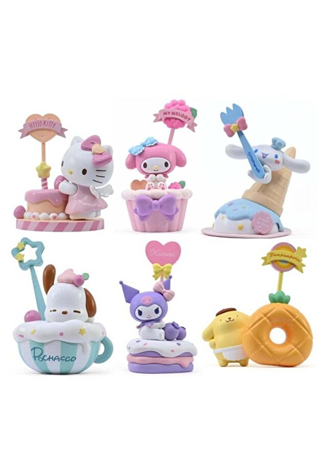 Hello Kitty & Friends Memo Stand Party Time Figure, Assorted 1 Piece (Style May Vary) | Collectible