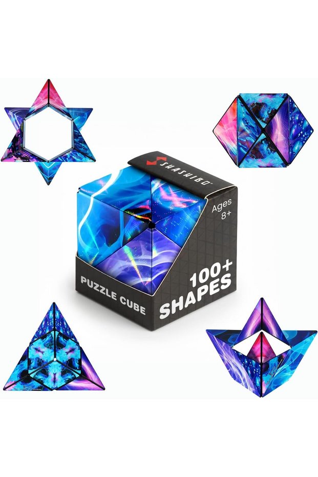 Shashibo DODECA Magnetic Puzzle Cube - Sensory Fidget Toy for All Ages with 100+ Possible Shapes