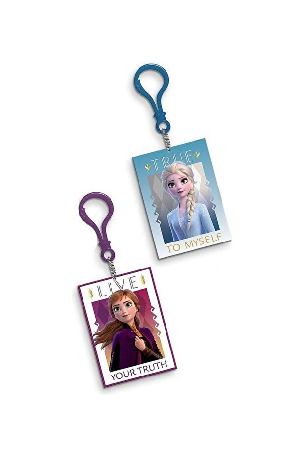 2-Piece Frozen II Pattern Keychain Set