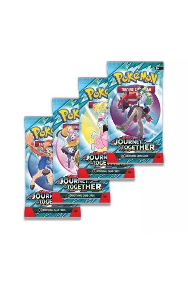 Pokémon TCG Scarlet & Violet—Journey Together Booster Pack, 10 Trading Cards, Random Assorted Pack