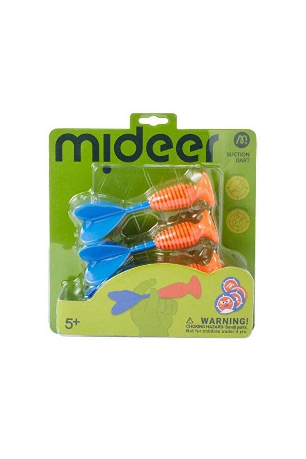 Suction Dart Throwing Game for Kids – Safe Soft Dart Target Game with 20 Target Stickers, Indoor &