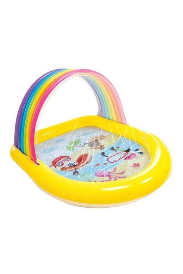 Inflatable Portable Outdoor Foldable Lightweight Rainbow Arch Spray Pool