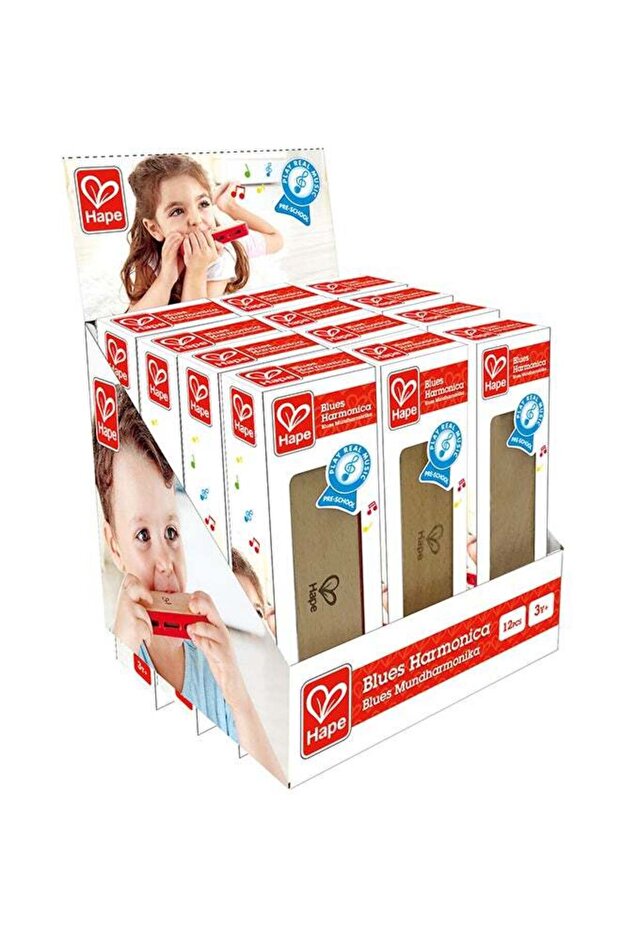 Blues Harmonica - 10 Hole Wooden Musical Instrument Toy for Kids | Perfect Musical Harmonica For Be