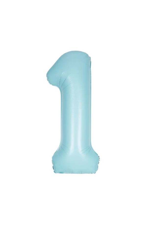 34" Matte Blue 1 Foil Balloon