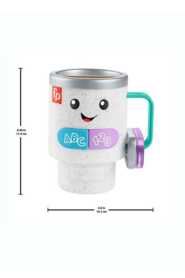 Baby & Toddler Toy Laugh & Learn Coffee Mug Musical Activity with Lights & Educational Songs for In