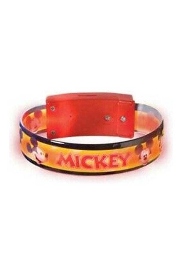 4-Piece Disney Mickey Mouse Forever Light-Up Bracelet Favors Supplies Birthday Gift Toys, Return Gi