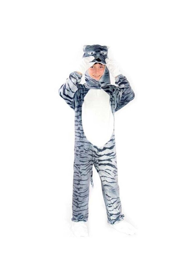 Toycee Cat Costume Silver 6-7 769