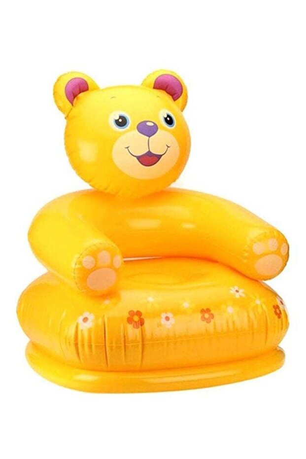 Air Teddy Bear Shape Attractive Designed Lightweight Inflatable Chair 65x64x79cm