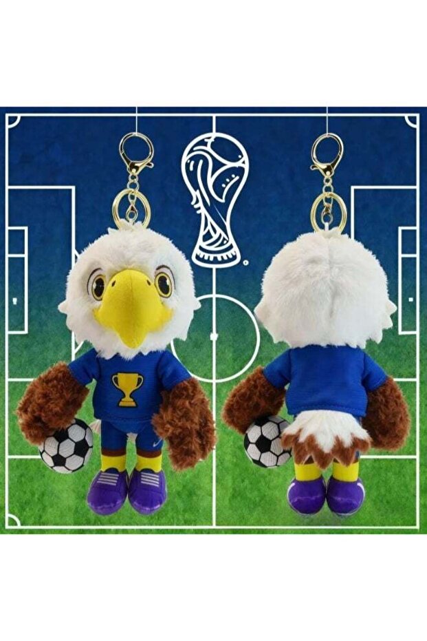 Fifa 2026 Soft Key Chain Mascots - Usa , Canada , Mexico Assorted Random