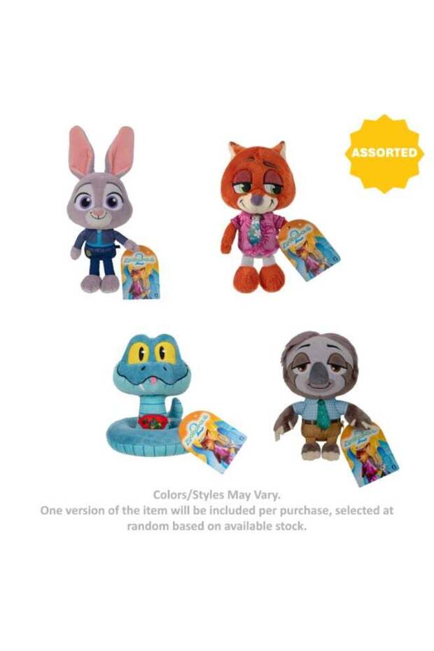 Disney Zootropolis 2 Core Collectible Little Plush Toy (20.32 cm, Assorted)