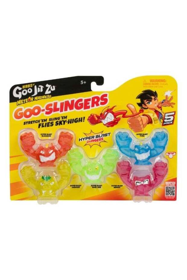 Heroes of Goo Jit Zu Meteor Madness Series 13 Goo Slingers Hyper Blast Slingers Pack (5 cm each, Pa