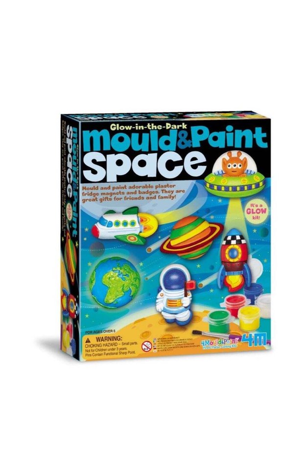 Mould & Paint Glow-in-the-Dark Space Craft Kit