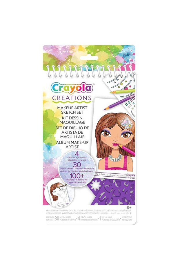 Crayola Creations Makeup Artist Compact Sketch Set (Paperback)