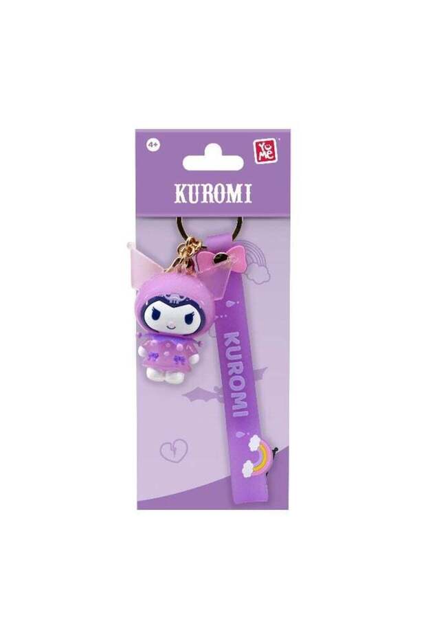 Hello Kitty & Friends Keychain Raincoat Series - Kuromi | Sanrio Characters | Collectible Figure |