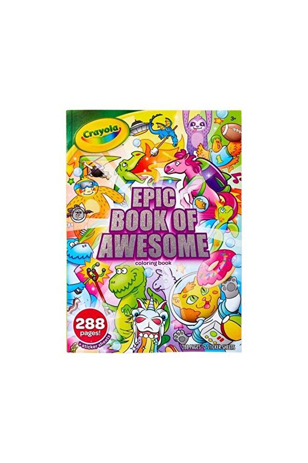 288-Page Coloring Book, Epic Adventure