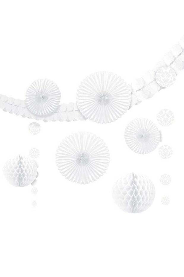 9-Piece Damask Decorating Kit for Wedding Decorations Party Supplies