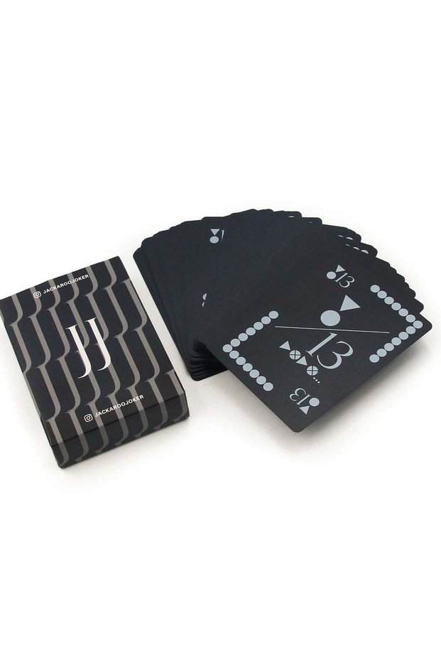 Plastic Playing Card Decks For Board Game 1 Deck-Black
