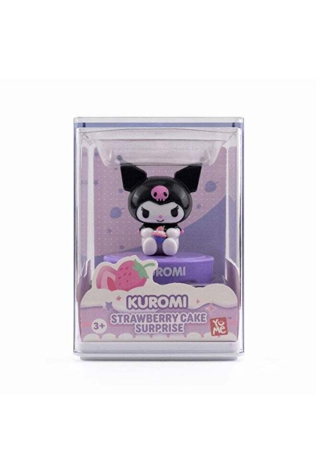 Hello Kitty & Friends Strawberry Cake Surprise - Kuromi | Collectible Figure | Display Figure | Per
