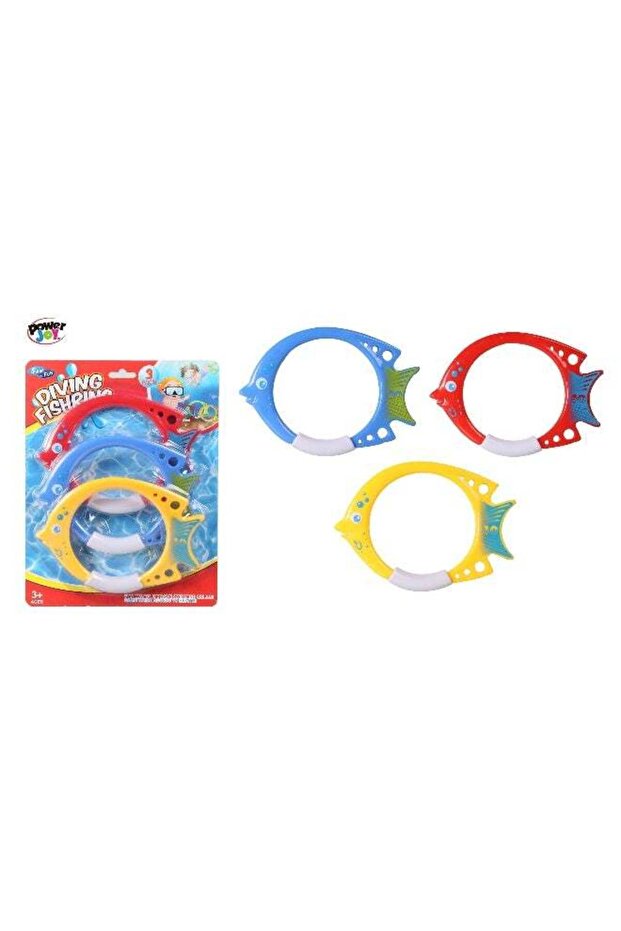 , Diving Fish Ring Toys 3 Pieces