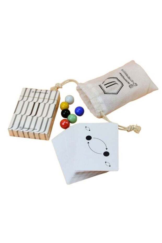 Jackaroo Joker Glass Marbles With Plastic Playing Cards For Jackaroo Board Game