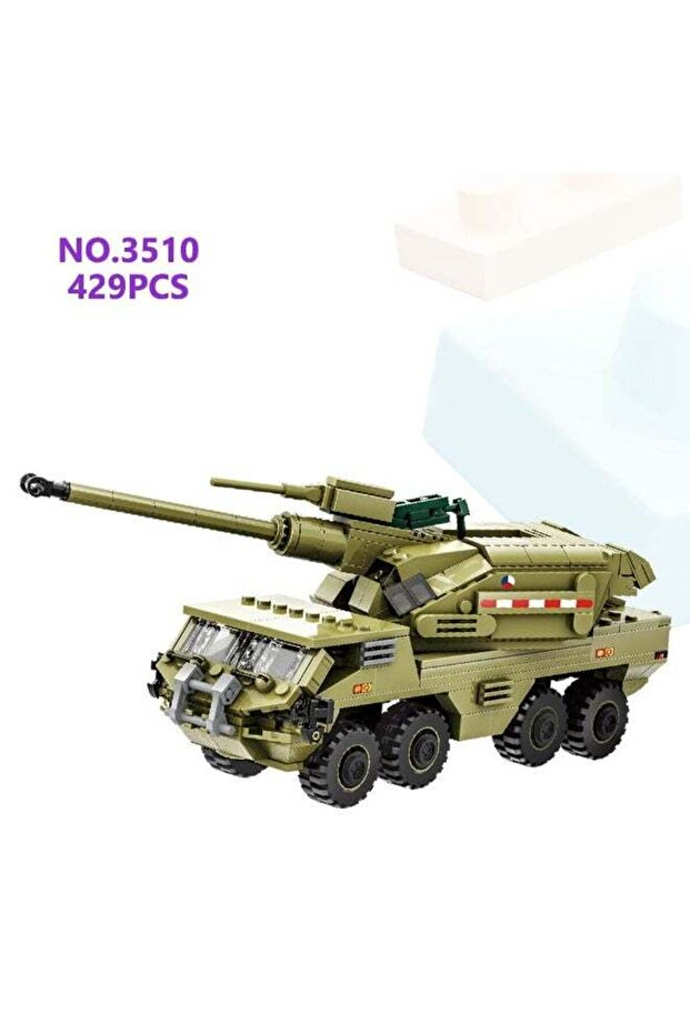 DANA M2 Self-Propelled Howitzer Building Blocks Set 3510 (Age 6+ , 425 Pieces)
