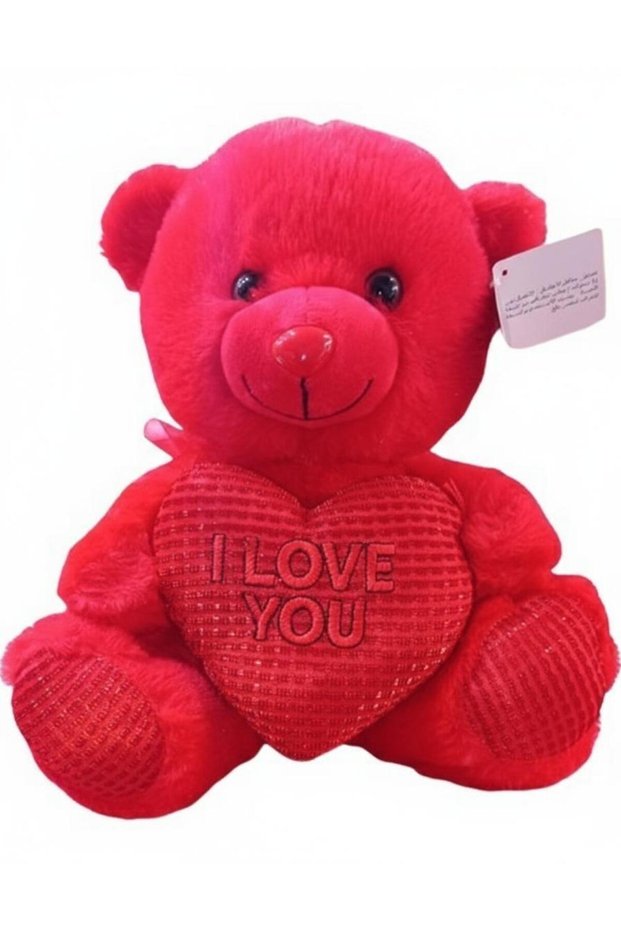 Plush Teddy Bear 25CM with “I Love You” Heart – Soft Stuffed Gift Toy