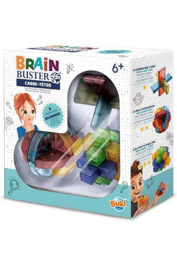 BUKI France Brain Buster Beginner Level Chinese Puzzles (Pack of 3)