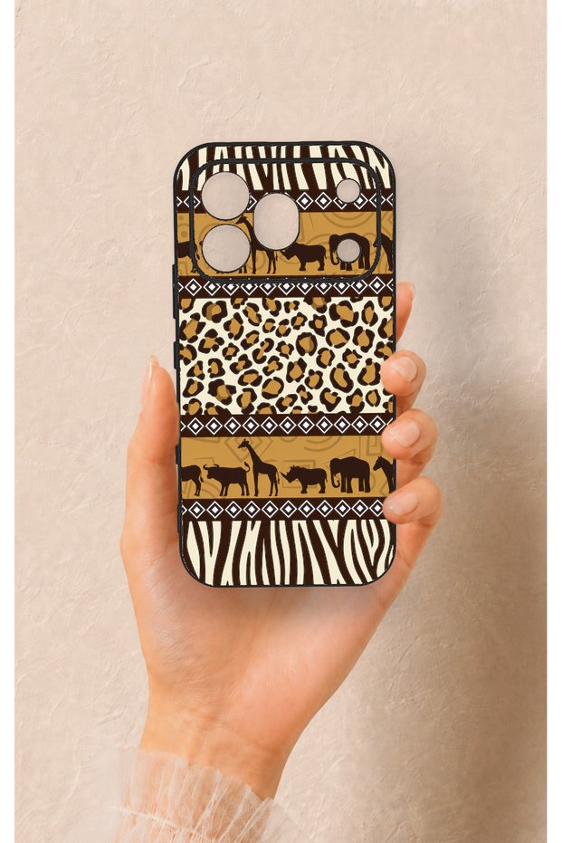 Honor 600 Pro Compatible African Safari Pattern Silicone Case