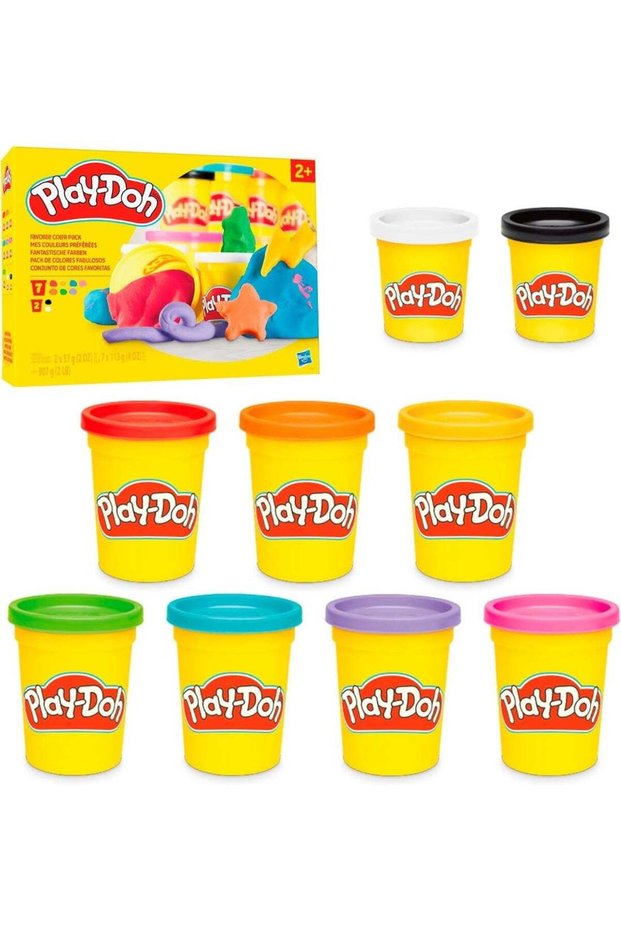 Play-Doh 9 Pack Favorite Color Set - Arts and Crafts Toys for kids