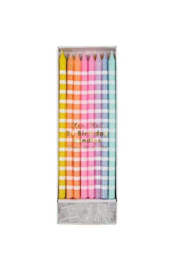 Pastel Party Candles