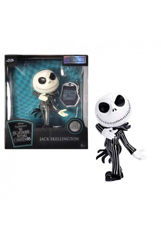 Jada Metalfigs Disney Tim Burton's The Nightmare Before Christmas Jack Skellington Glow-in-the-Dark