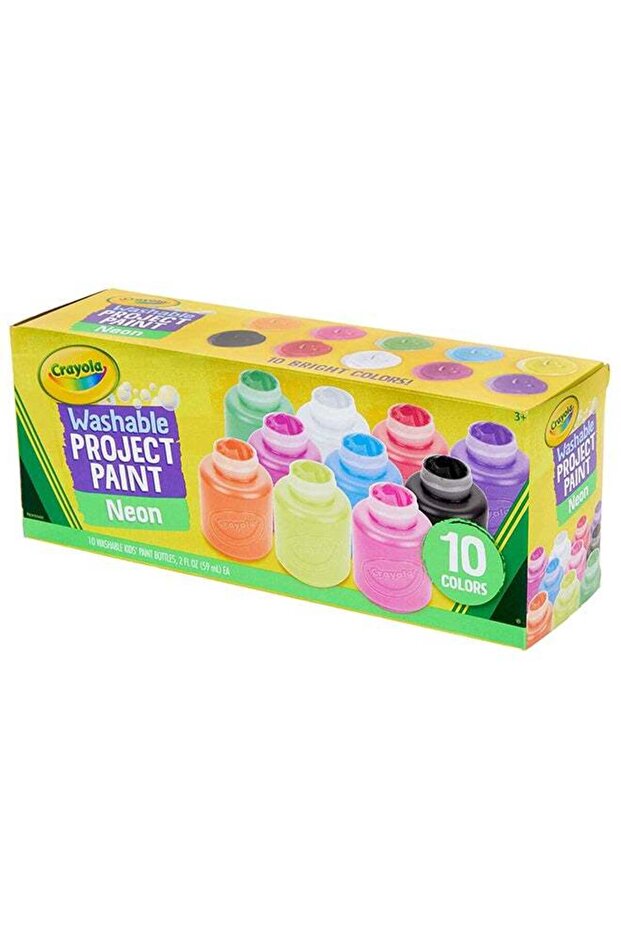 10 ct. 2-oz. Neon Paint Set