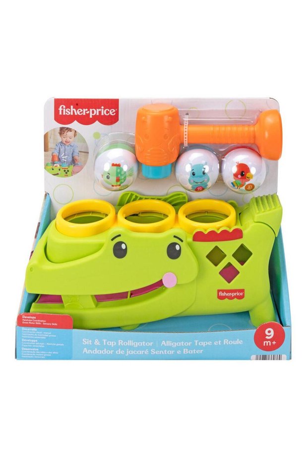 Fisher-Price Laugh & Learn Sit & Tap Rolligator Activity Toy (5 Pieces)