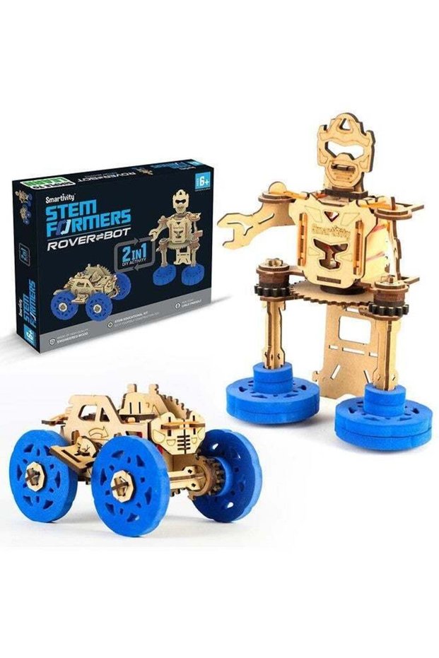 2in1 STEM Transform Robot Car Toy for kids 6-12 Years, DIY Fun Toys, Best Birthday Gifts for Boys &