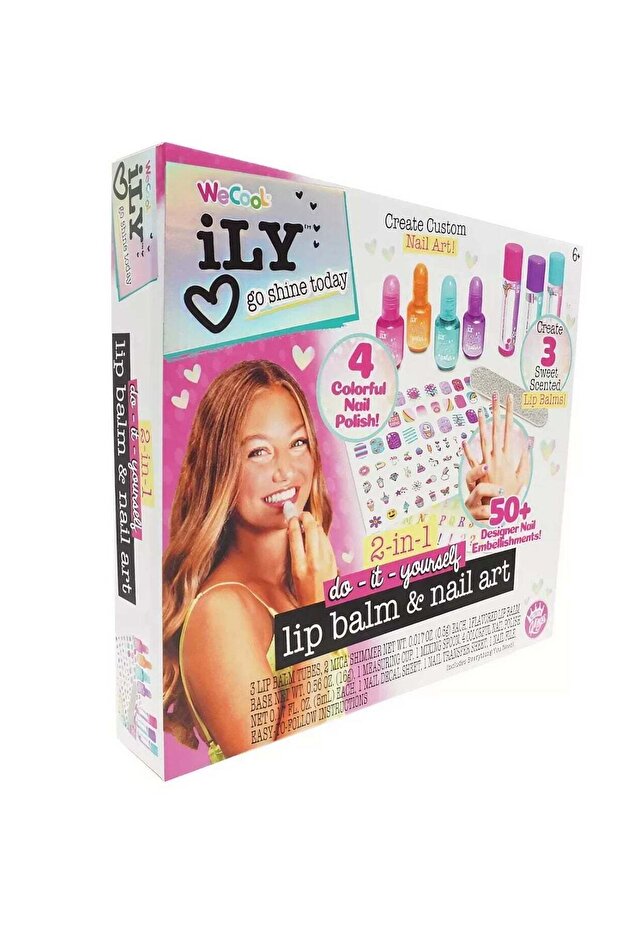 WeCool iLY DIY Lip Balm and Nail Art Set