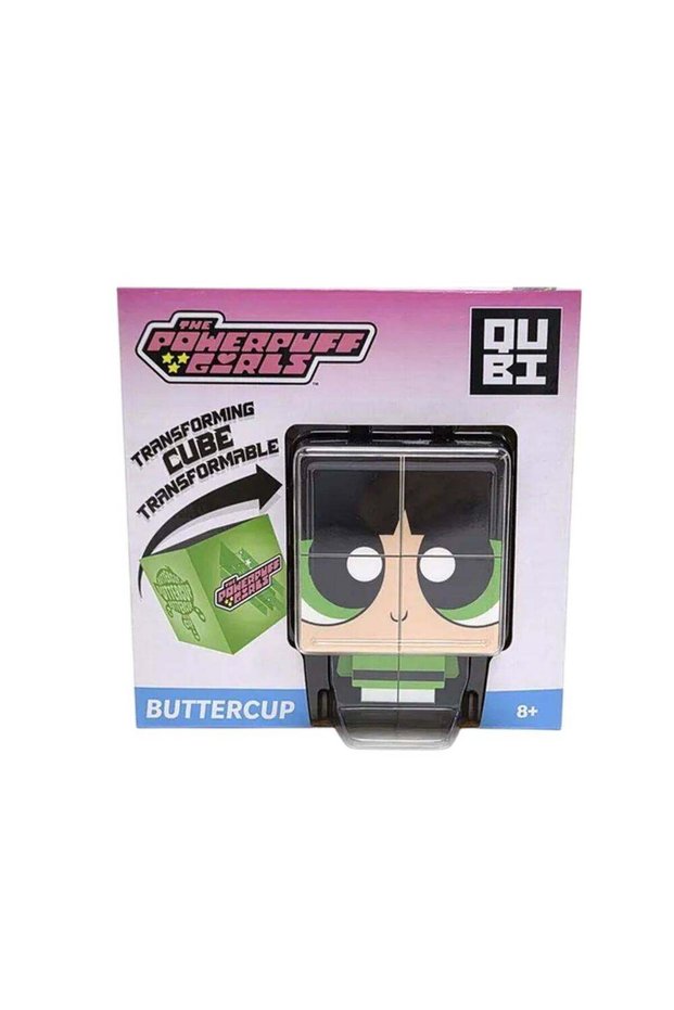 Qubi The Powerpuff Girls Buttercup Transforming Cube Figure (14 cm)