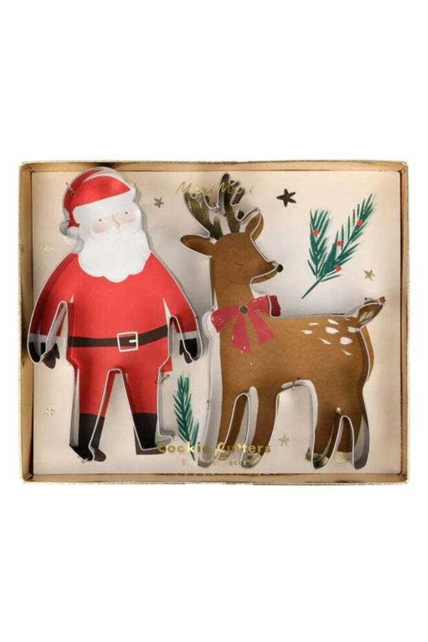 Santa & Reindeer Festive Cookie Cutters