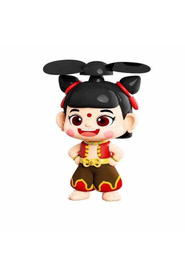 Nezha Handheld Fan for Kids, Cartoon Character Portable Mini Cooling Fan