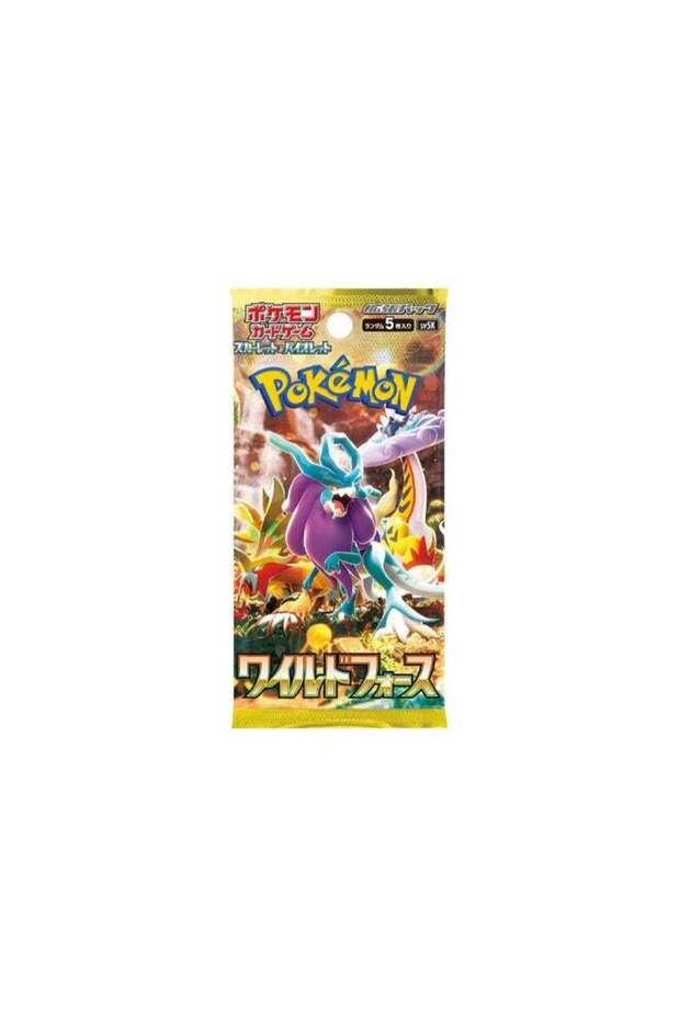 Pokemon Card Game Scarlet & Violet Expansion Pack Wild Force (Random 1 Pack )