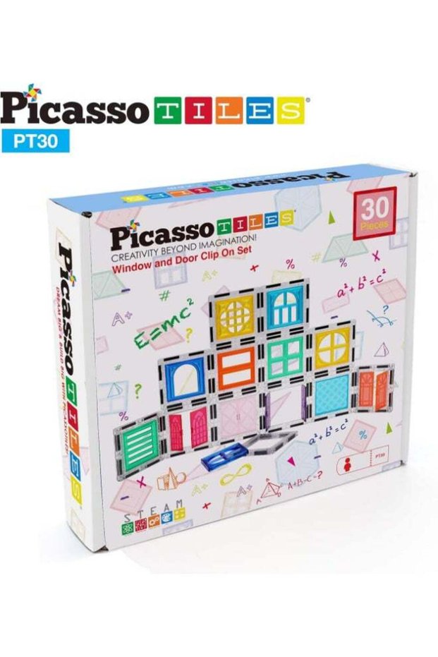 Picasso Magnetic Tiles Window and Door Clip-On Set 30-pieces