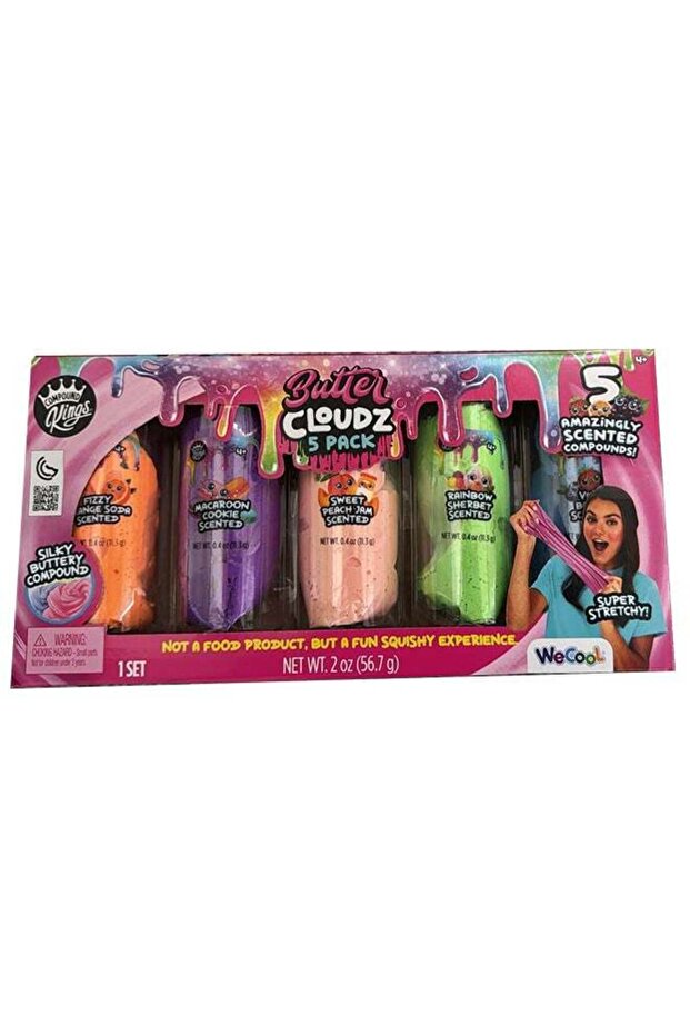 Butter Clouds 5pk. Gift for Kids Girls & Boys for 4+ Ages