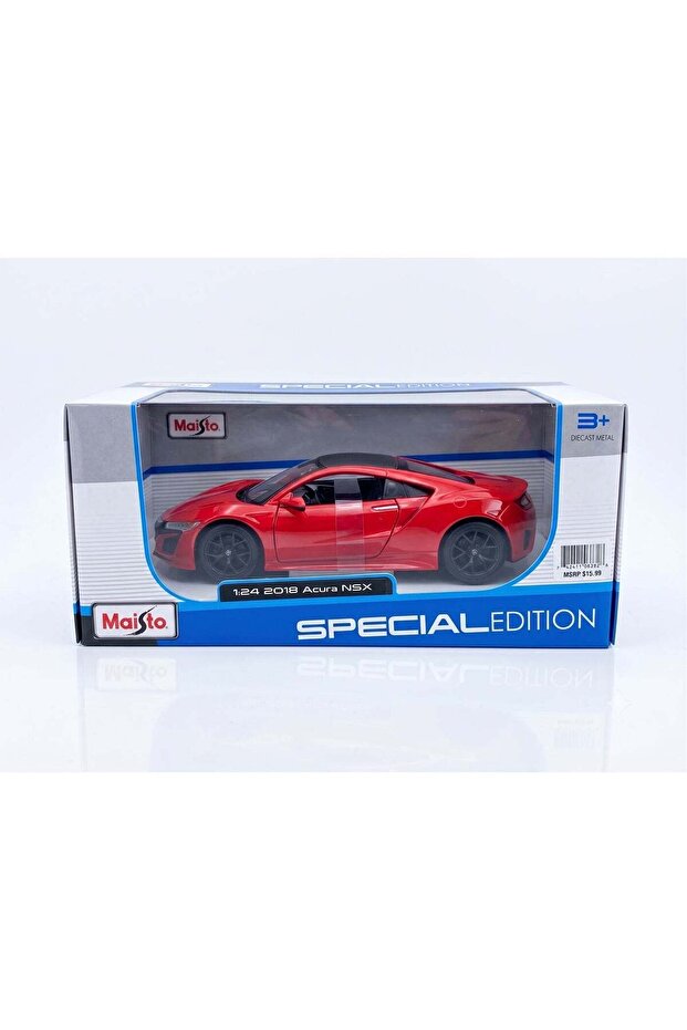 Maisto 1:24 2018 Acura NSX Matte Flat Light Red Officially Licensed Scaled Replicas of Collectible