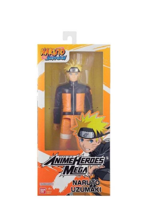 Anime Heroes Mega Naruto Uzumaki Collectible Figure 12-Inches