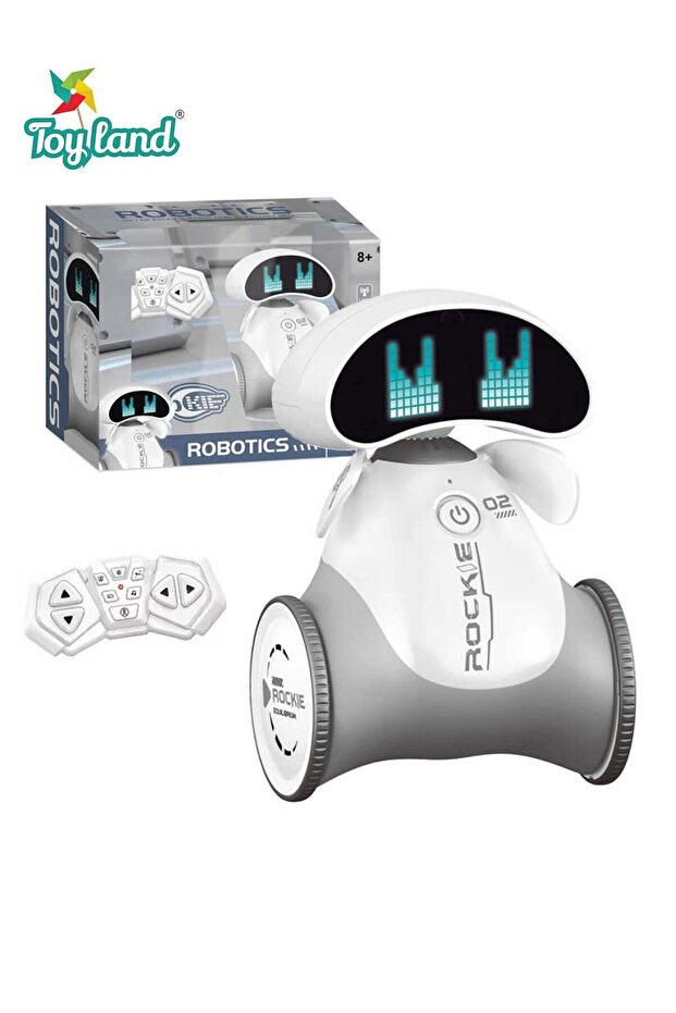 Intelligent Remote Control Robot with LED Eyes, Touch Control, Music, Dance and Programming Functio