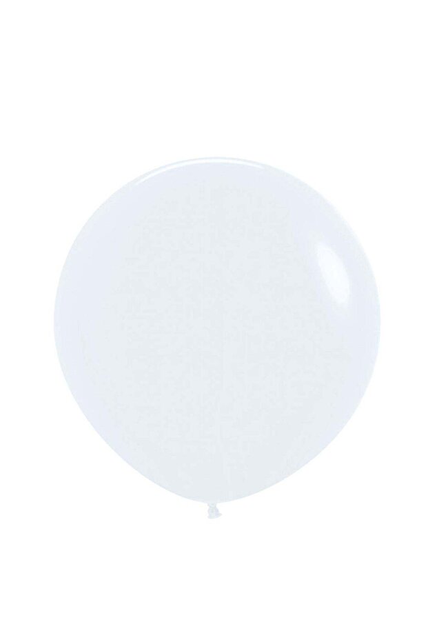 Sempertex Latex Balloons, White, 3 Pcs, 60cm (Pack of 3)